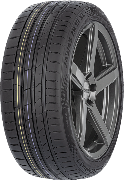 Continental SportContact 7 225/45 R18 95 Y XL, FR, *, ContiSilent