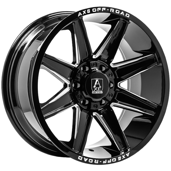 AXE Wheels AT3 Gloss Black Milled 9,50x20 6x139,70 ET15,00