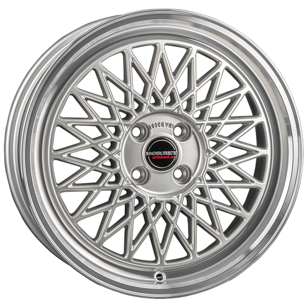 Borbet B silver rim polished 7,00x17 4x100,00 ET25,00