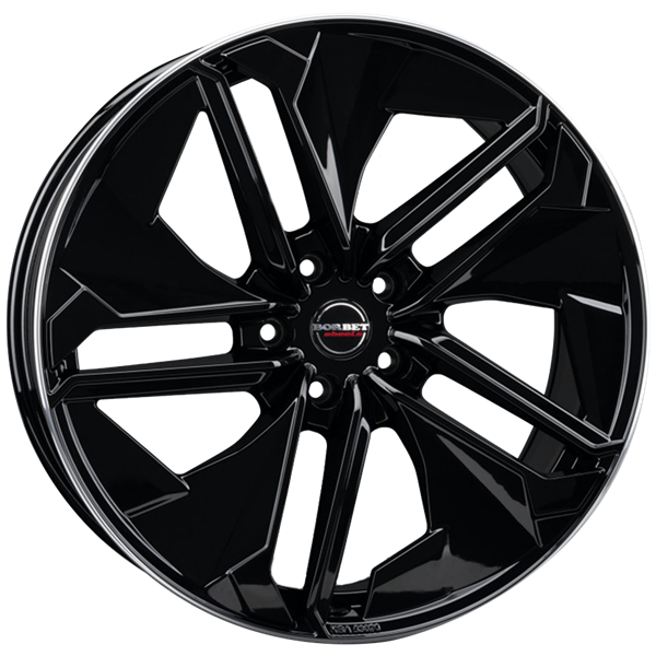 Borbet TX black rim polished 9,00x21 5x112,00 ET30,00