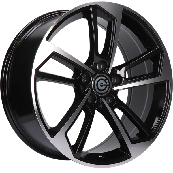 Carbonado Flame Black Polished 8,00x18 5x112,00 ET45,00