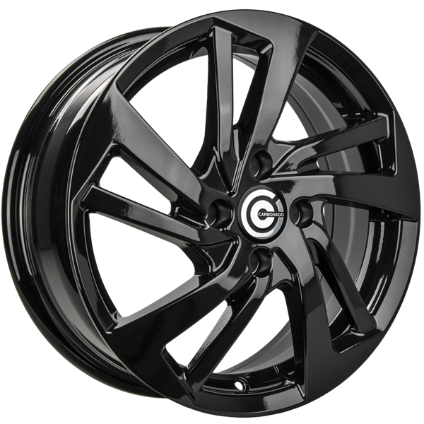 Carbonado Ninja Black Glossy 5,50x15 4x100,00 ET45,00