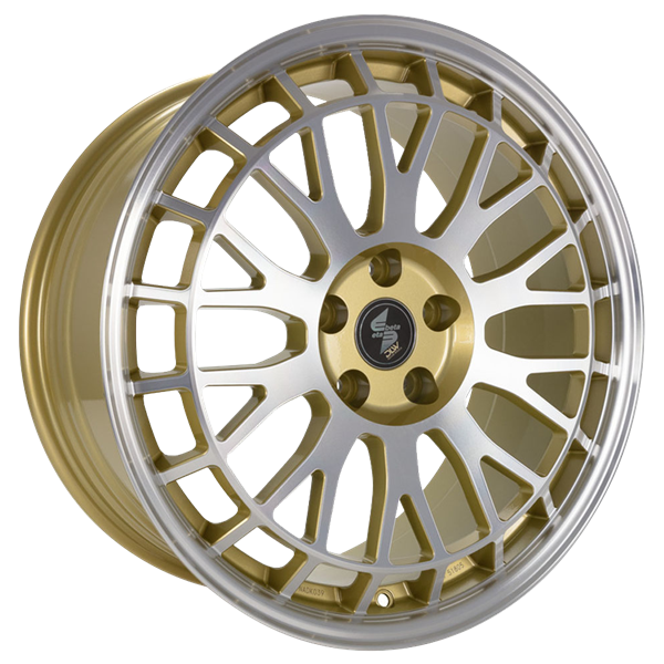 Eta Beta Unit Gold Lip Spokes Polished 8,50x19 5x112,00 ET25,00