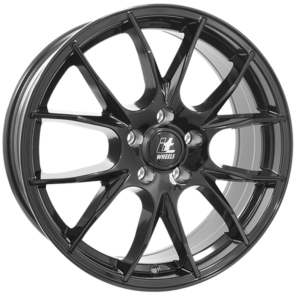 itWHEELS Kira Gloss Black 6,50x16 4x108,00 ET25,00