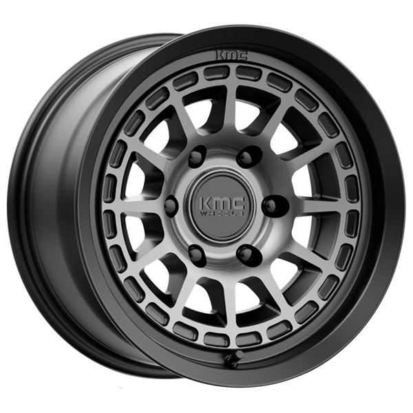 KMC Wheels CANYON Satin Black Tint Gray 8,50x17 5x127,00