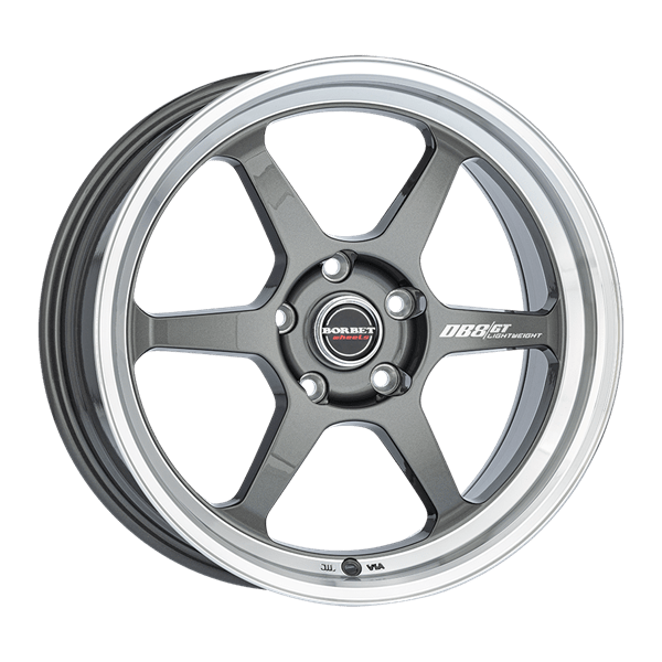 Borbet DB8GT graphite rim polished 8,50x18 5x120,00 ET20,00