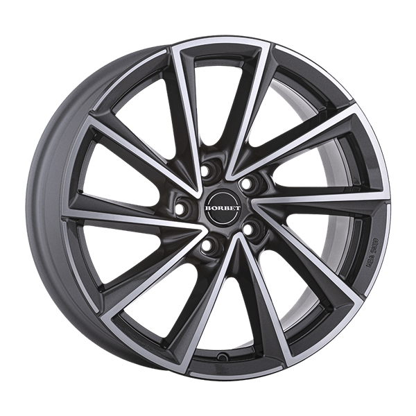 Borbet VTX graphite polished 8,00x18 5x115,00 ET38,00