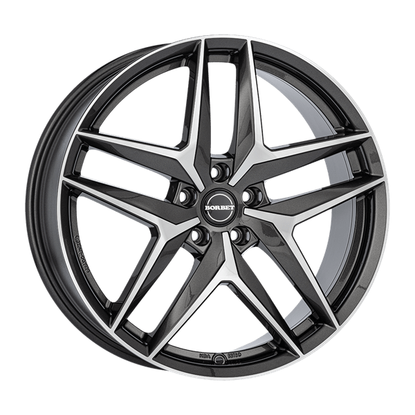 Borbet Z anthracite polished 8,00x18 5x112,00 ET30,00