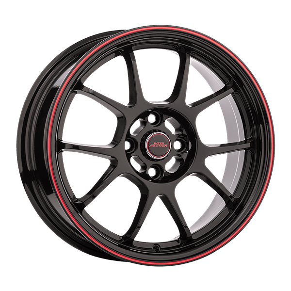 INTER ACTION PHOENIX BLACK RED 6,50x15 4x108,00 ET25,00