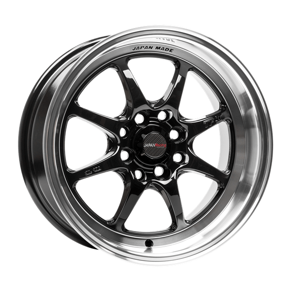 Japan Racing TF2 Black 7,50x15 4x100,00 / 4x114,30 ET10,00