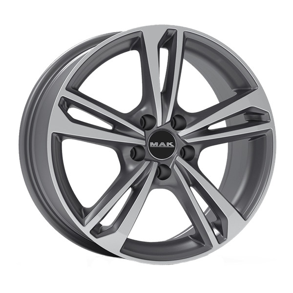 MAK Emblema Gun Metallic Mirror 7,00x17 5x114,30 ET40,00