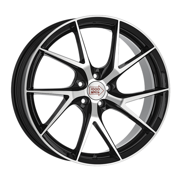 Mille Miglia MM1012 Black Polished 8,00x18 5x112,00 ET30,00