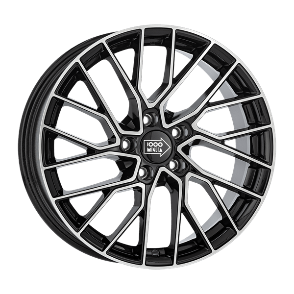 Mille Miglia MM1024 Black Polished 8,00x18 5x114,30 ET40,00