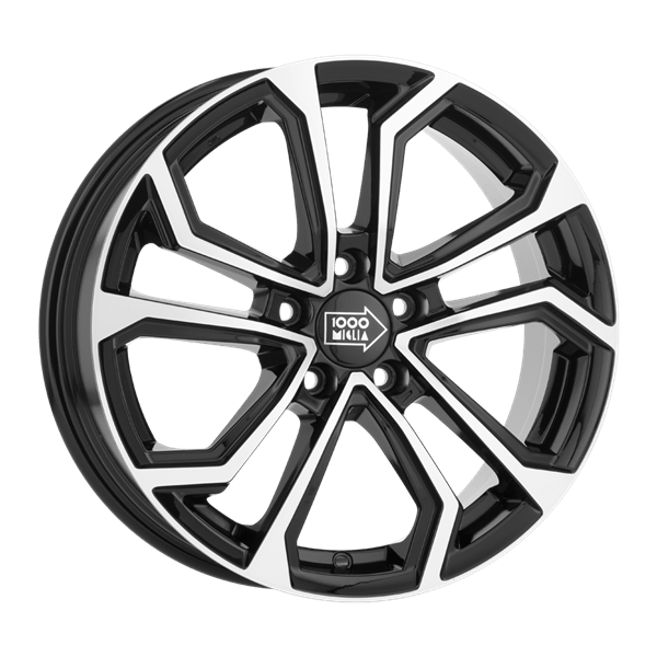 Mille Miglia MM1025 Black Polished 7,50x17 5x112,00 ET45,00