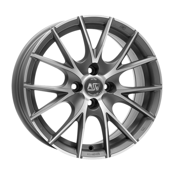 MSW 25 Titanium polished 7,00x16 4x100,00 ET37,00