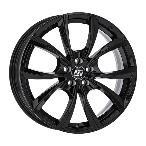 MSW 27 Gloss black 7,50x17 5x100,00 ET35,00