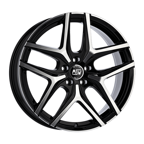 MSW 40 Black Polished 8,00x18 5x114,30 ET45,00