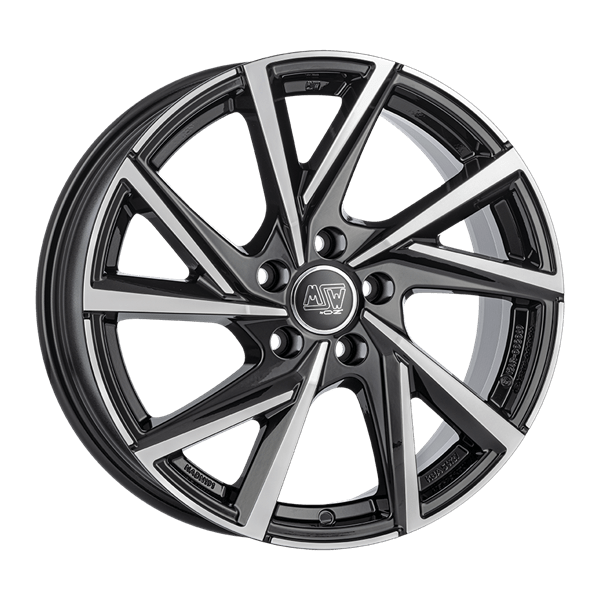 MSW 80-5 Gloss Black Polished 6,50x16 5x108,00 ET45,00