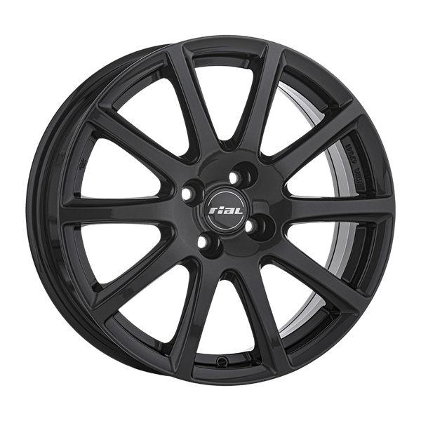 RIAL Milano Black Gloss 6,50x15 4x100,00 ET38,00