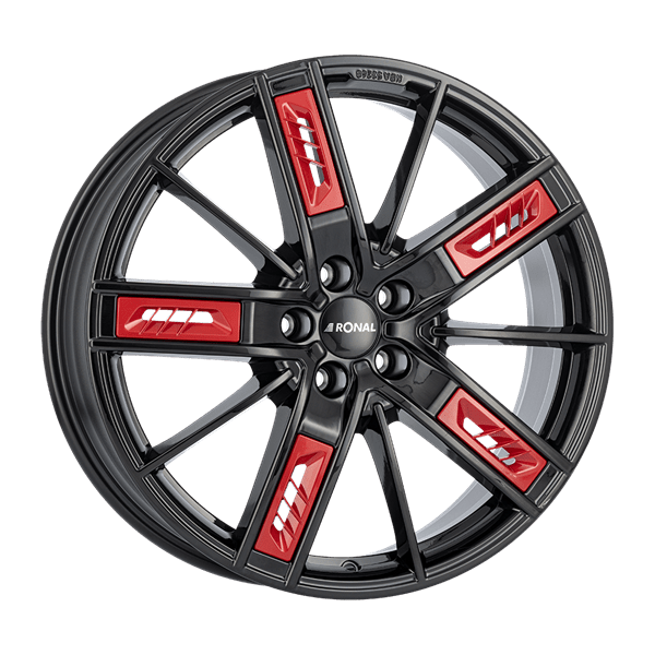 Ronal R67 Jetblack Red 8,50x20 5x112,00 ET30,00