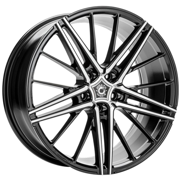 WRATH WHEELS WF-5 Black Polished 8,50x19 5x112,00 ET42,00