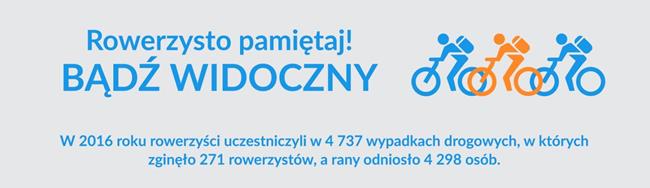 Rowerzysto bądź widoczny!