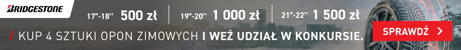 Kup komplet opon zimowych Blizzak LM005 lub Blizzak 6 marki Bridgestone, a następnie odpowiedz na pytanie by wziąć udział w konkursie o nawet 1500zł! Wejdź na stronę i dowiedz się więcej o konkursie!