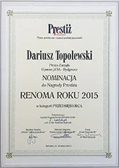 Renoma Roku 2015